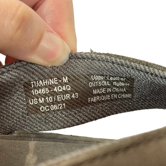 Olukai Tuahine Sandal Thongs Flip Flop Shoes Sz 10 Mens Leather Brown main image 4
